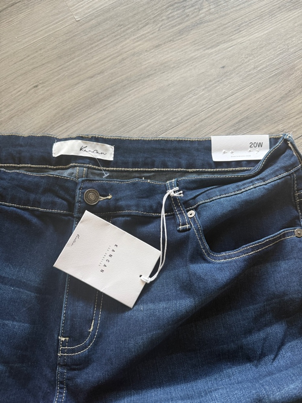 KanCan Slim Dark Indigo jeans size 20 plus - Picture 6 of 10